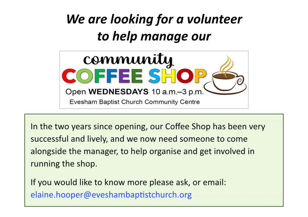 Advert_2026_Bookkeeper and Coffee Shop Manager 